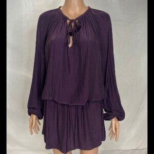 Ramy Brook Clarinda Smocked Mini Dress